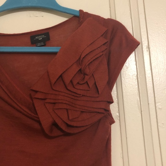 Anthropologie Tops - Anthro | Deletta Rose Detail Top 🌹